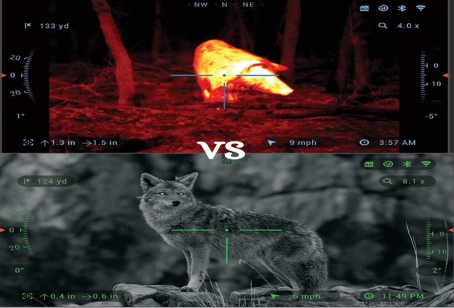 Night Vision vs Infrared.