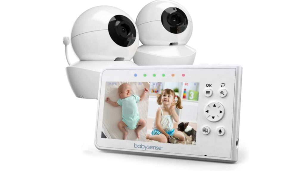 Babysense-Baby-Monitor-with-Two-Cameras