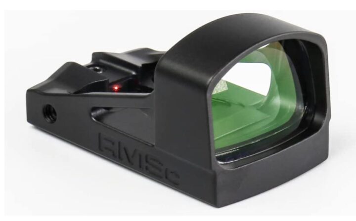 a low profile red dot sight