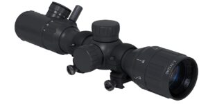 Monstrum 2-7x32 AO Rifle Scope with Illuminated Range Finder Reticle.