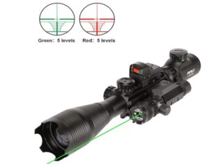 Pinty Rifle Scope 4-16x50, Illuminated Optics.